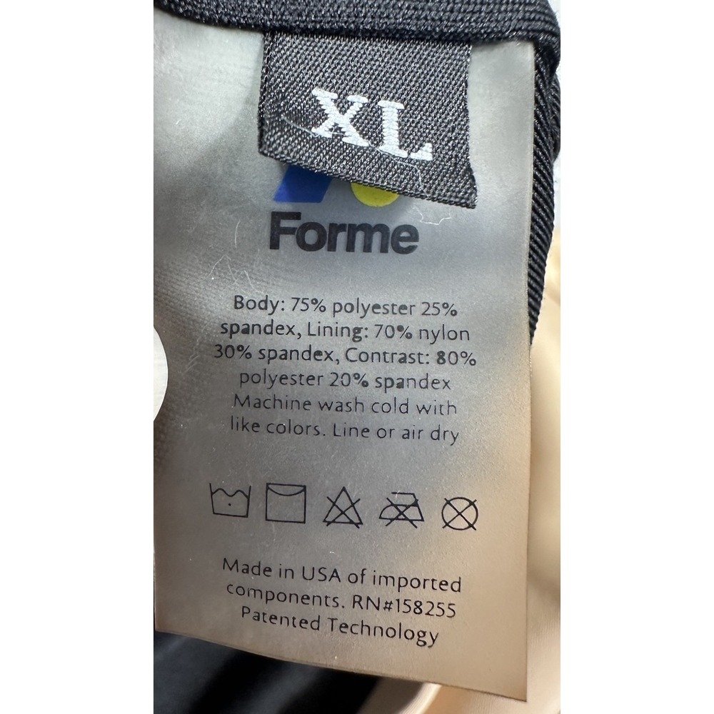 Forme Power Bra Womens XL Nude Black Posture Correcting - Picture 6 of 6